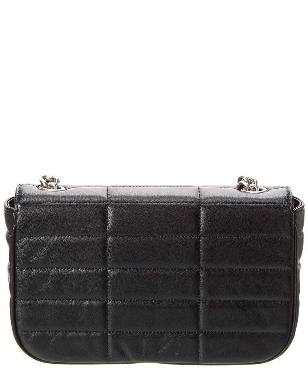 Céline Black Monochrome Quilted Leather Shoulder Bag