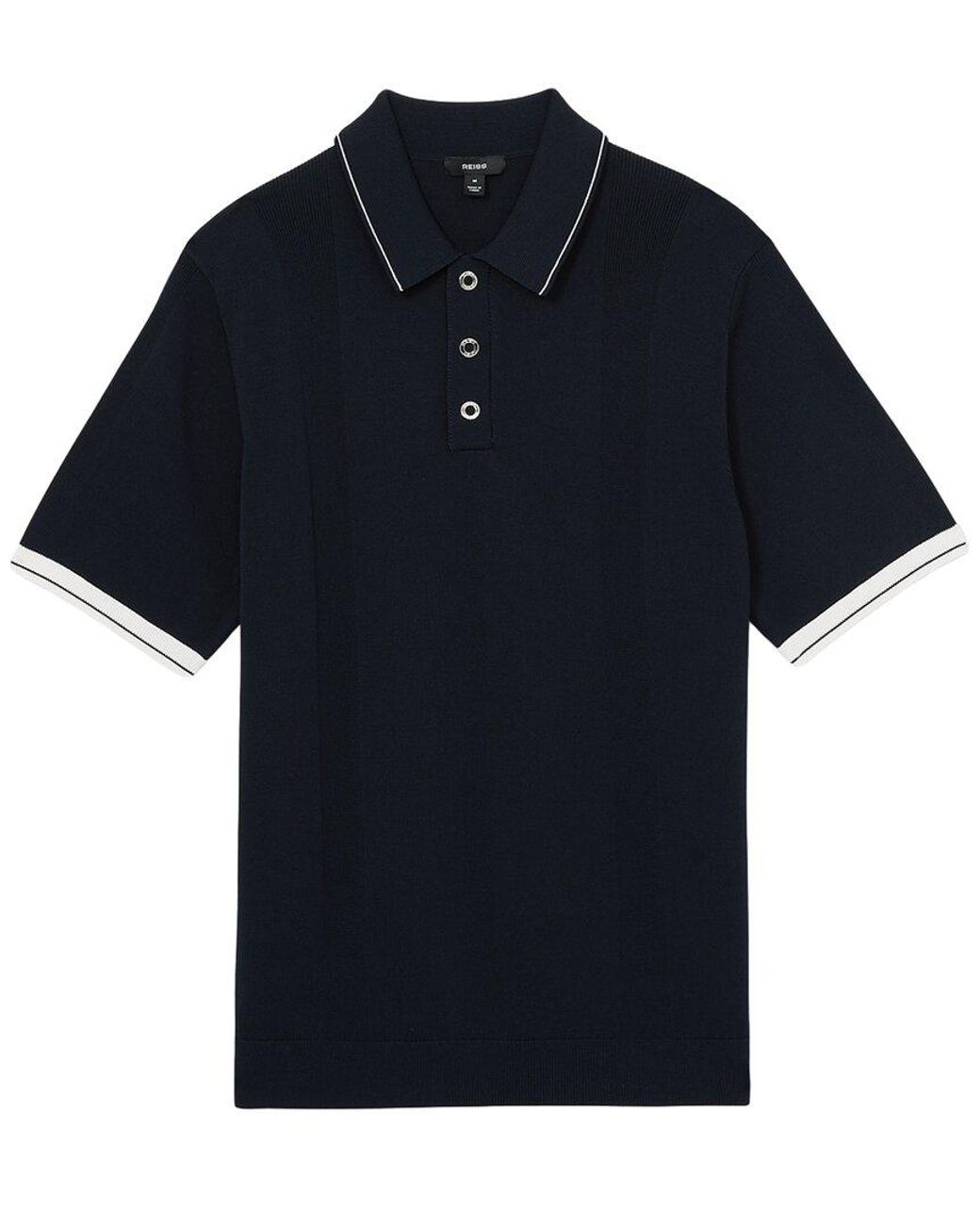 Reiss Blue Portman 1/2-Zip for men
