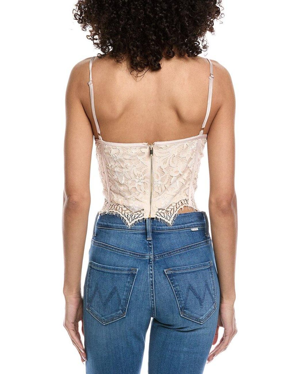Generation Love Blue Simone Lace Top