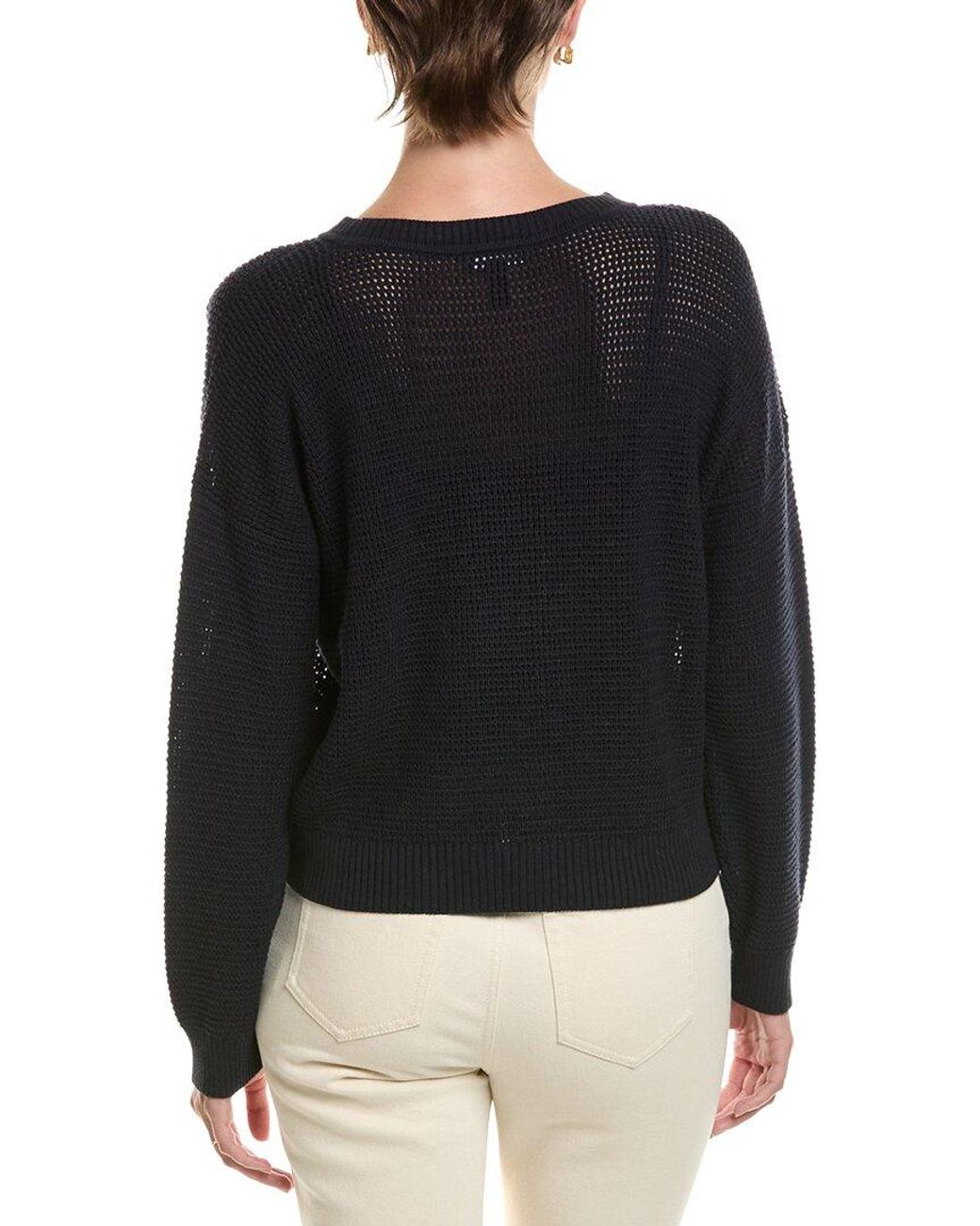 Eileen Fisher Black Crewneck Sweater