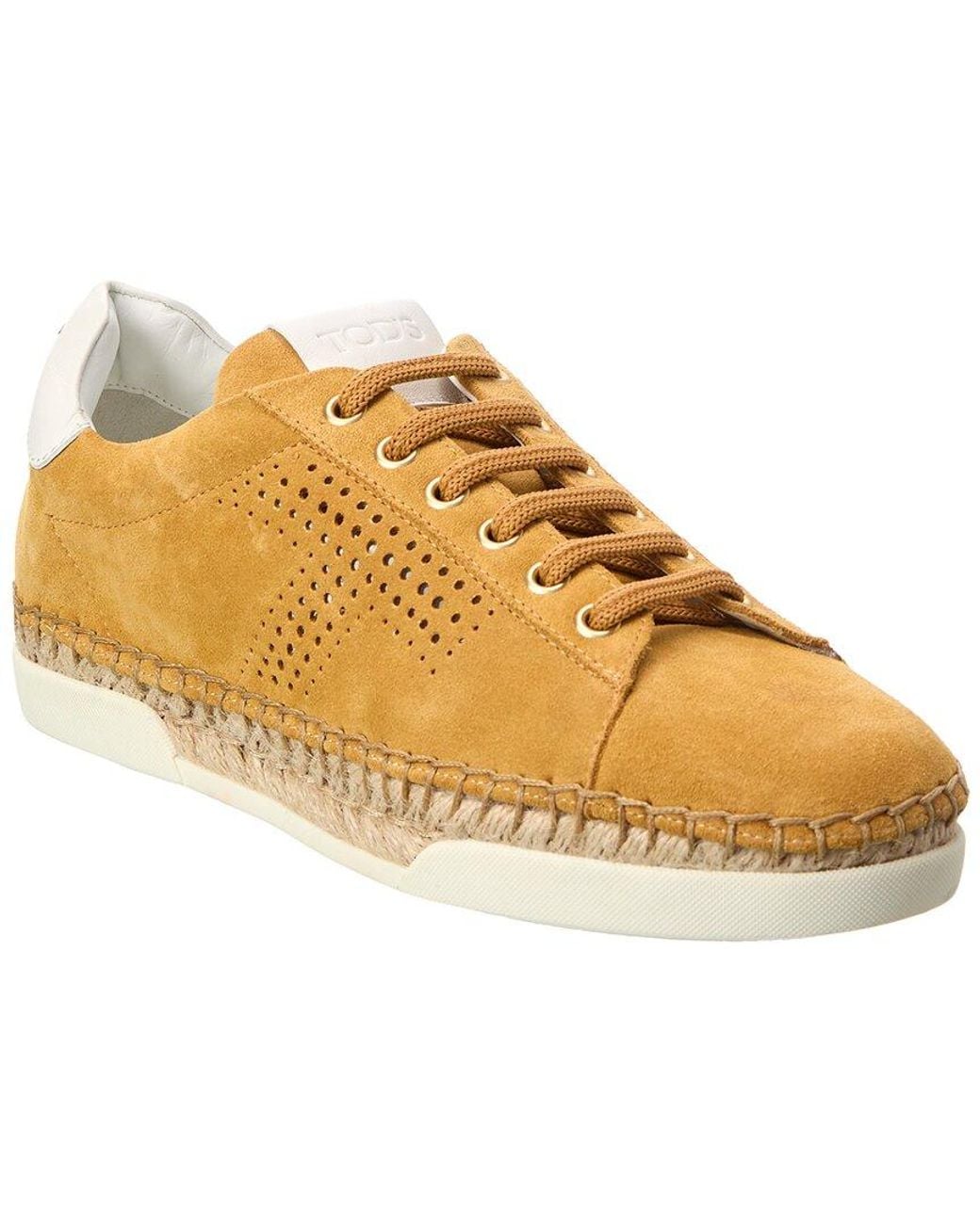 Tod's Natural Suede Sneaker