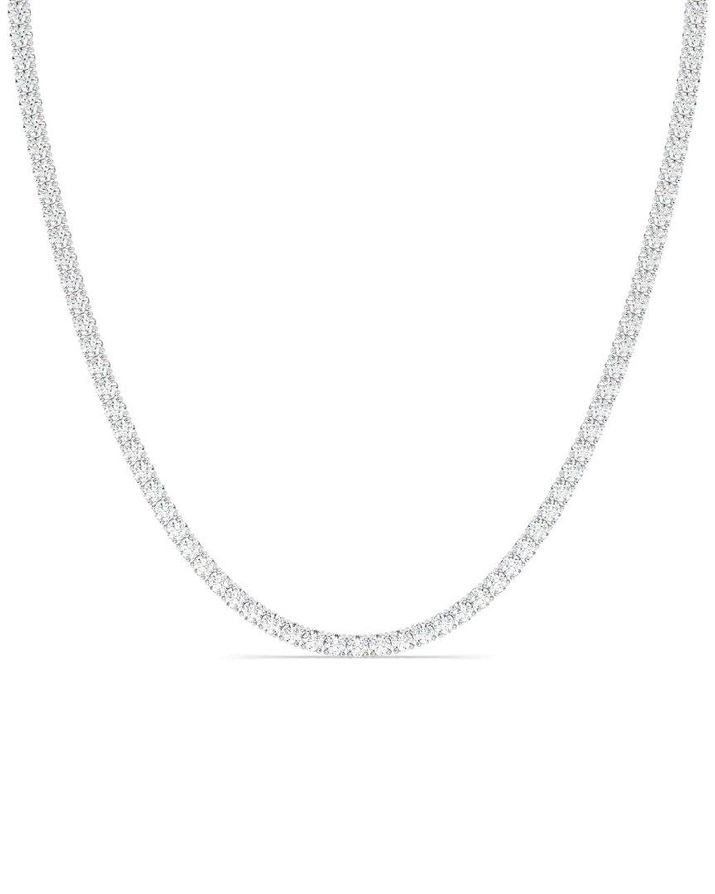Lab Grown Diamonds White 14K 5.00 Ct. Tw. Lab-Grown Diamond Tennis Necklace