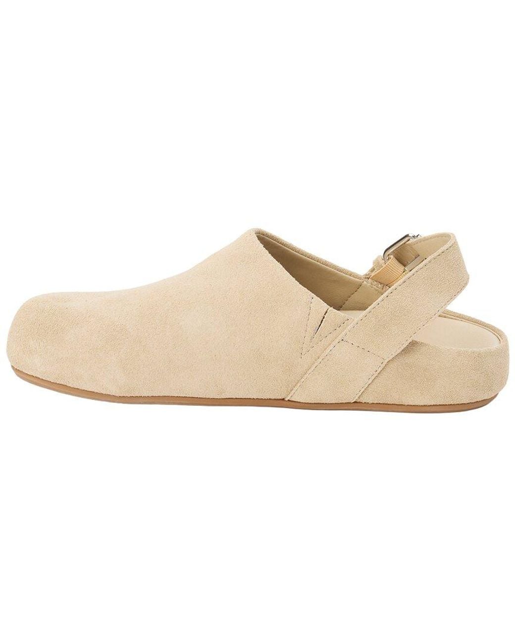 Matisse White Otto Suede Flat