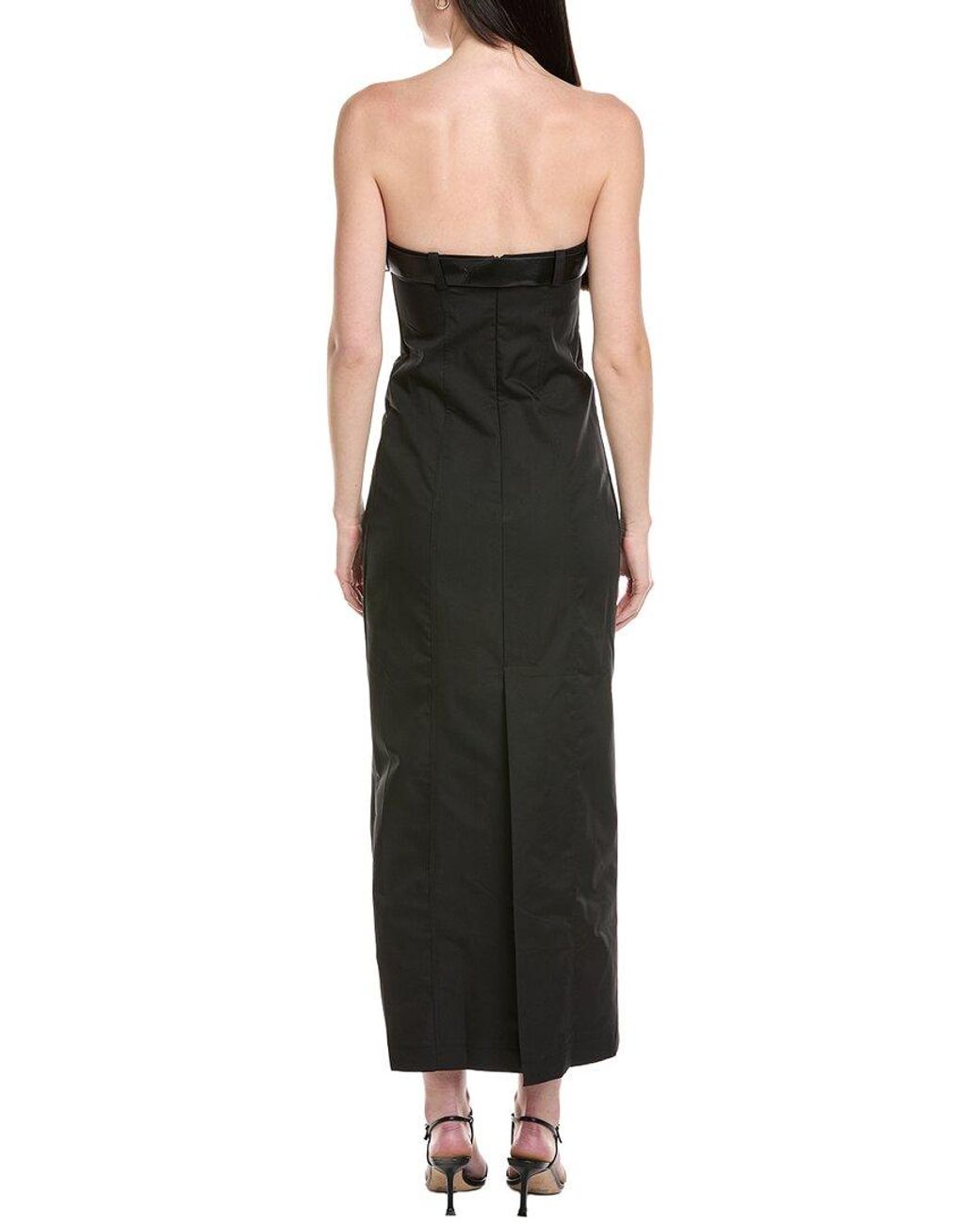 Avantlook Black Midi Dress