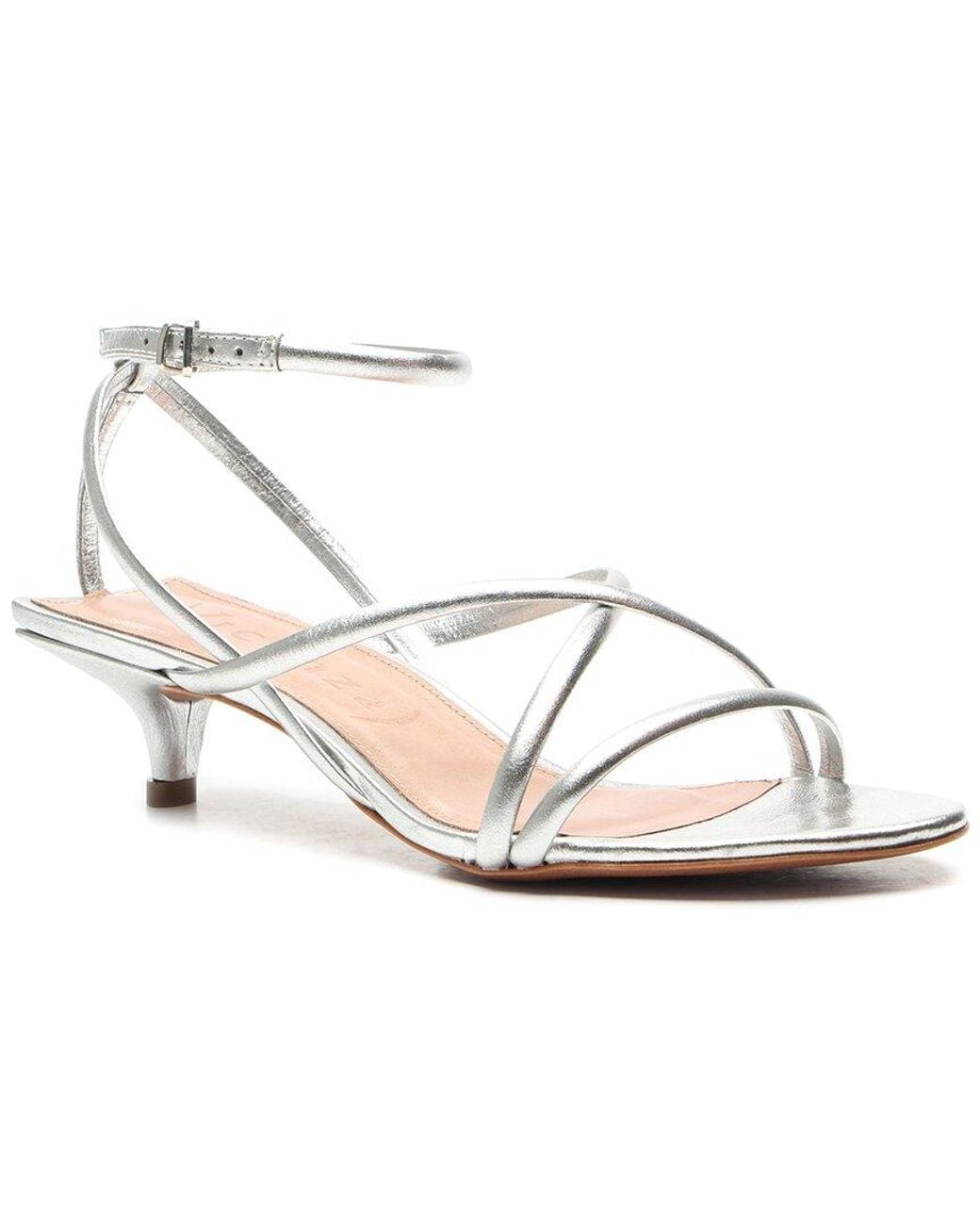 Vicenza Metallic Luxemburgo Leather Sandal