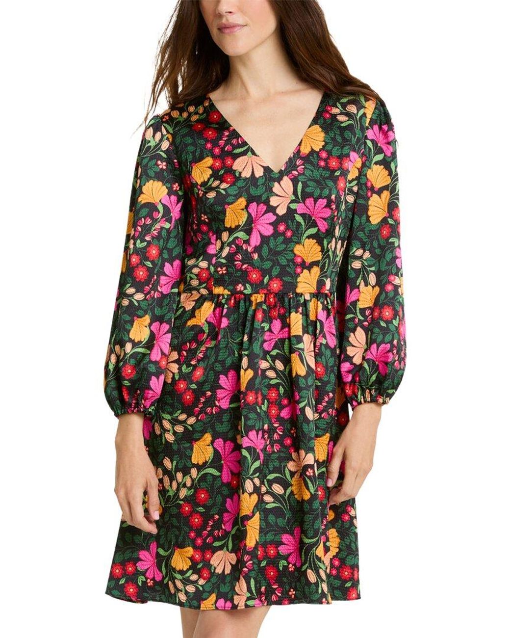 Draper James Red Connie Long Sleeve Dress