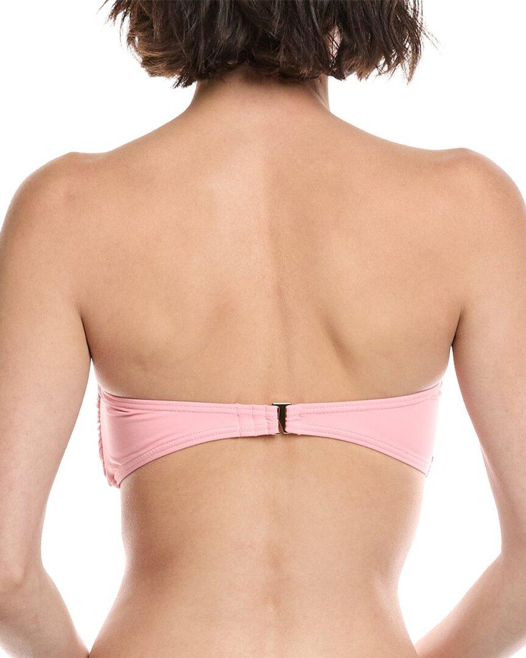 Kate Spade Pink Bandeau Bra Bikini Top
