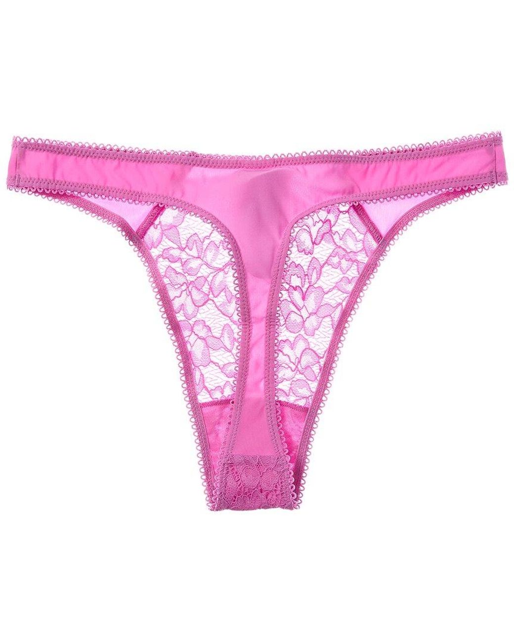 Wolford Pink Straight Laced Thong