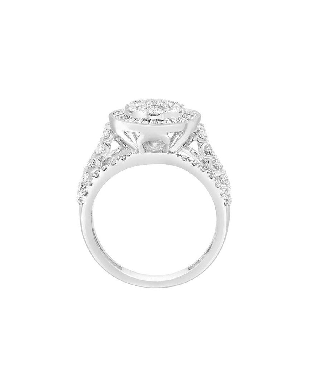 Effy Fine Jewelry White 14K 1.61 Ct. Tw. Diamond Ring