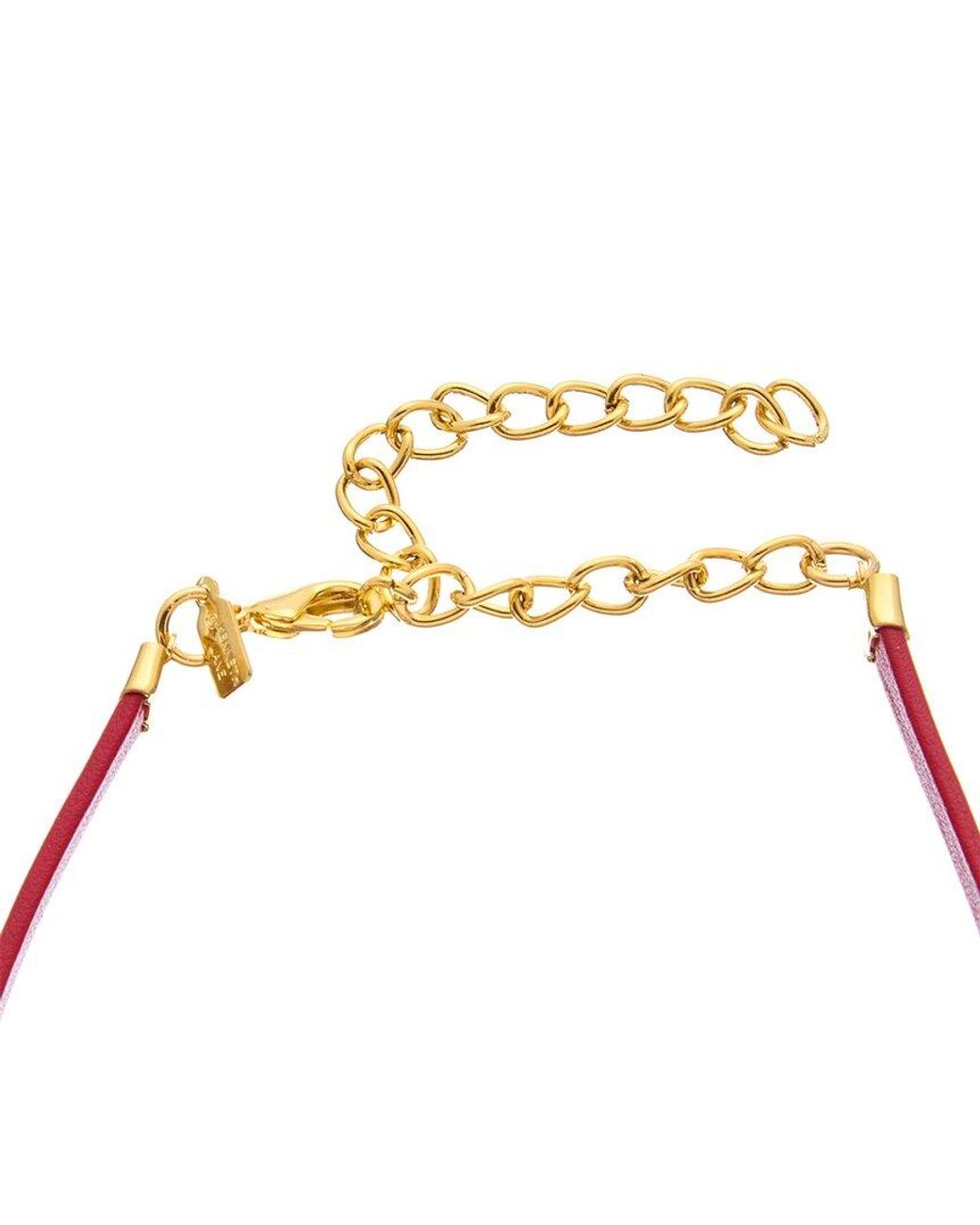 Kenneth Jay Lane Metallic Choker Necklace
