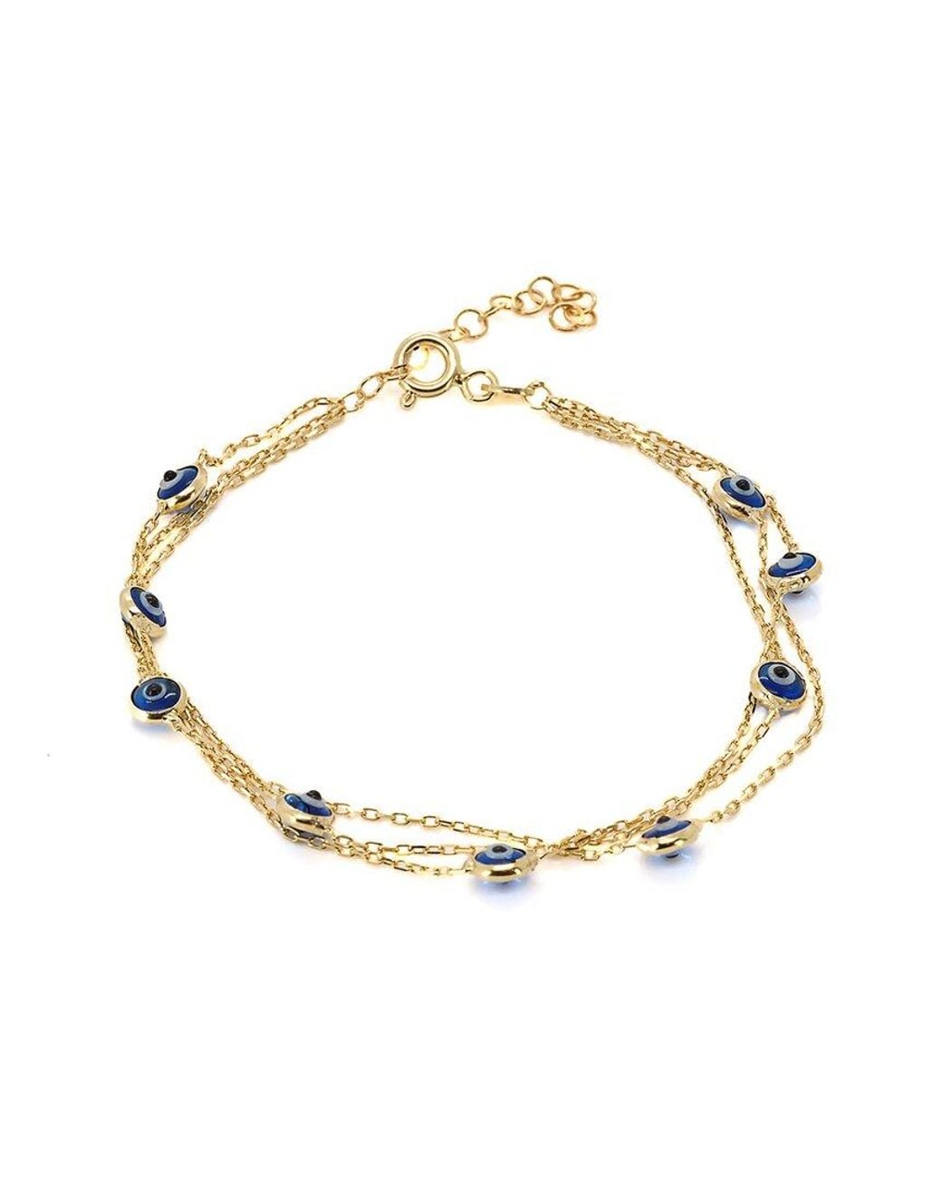 Ebru Jewelry Metallic Protection & Luck Chain Bracelet