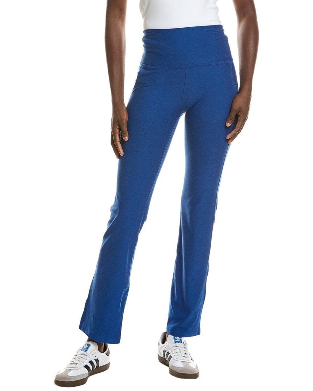 Beyond Yoga Blue Spacedye High Waisted Practice Pocket 31In Pant
