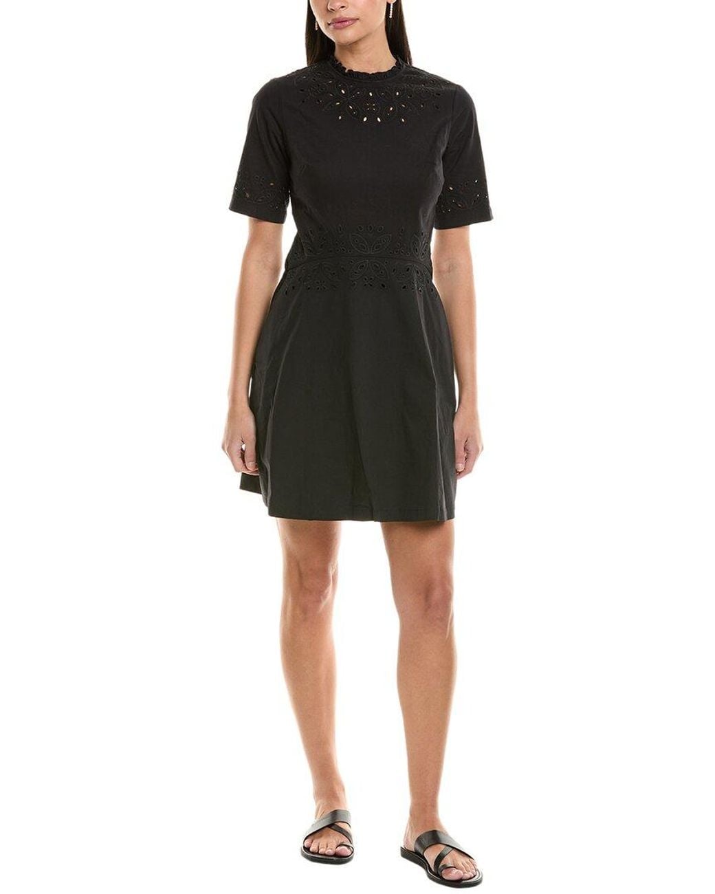 Shoshanna Black Hazel Mini Dress