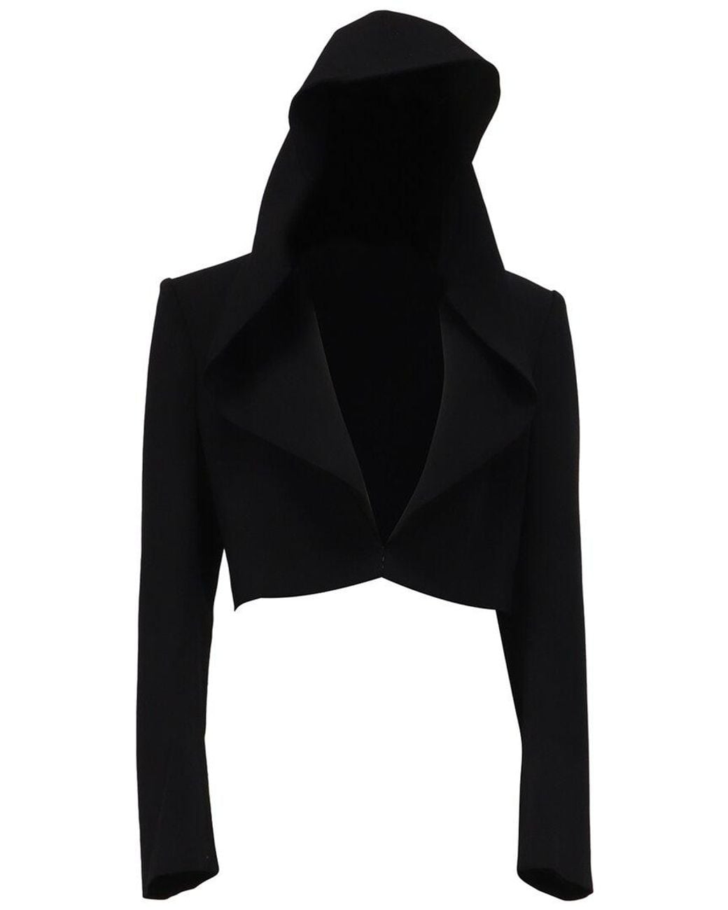 Alaïa Black Alaïa Hooded Bolero Jacket, Size It (Authentic Pre-Loved)