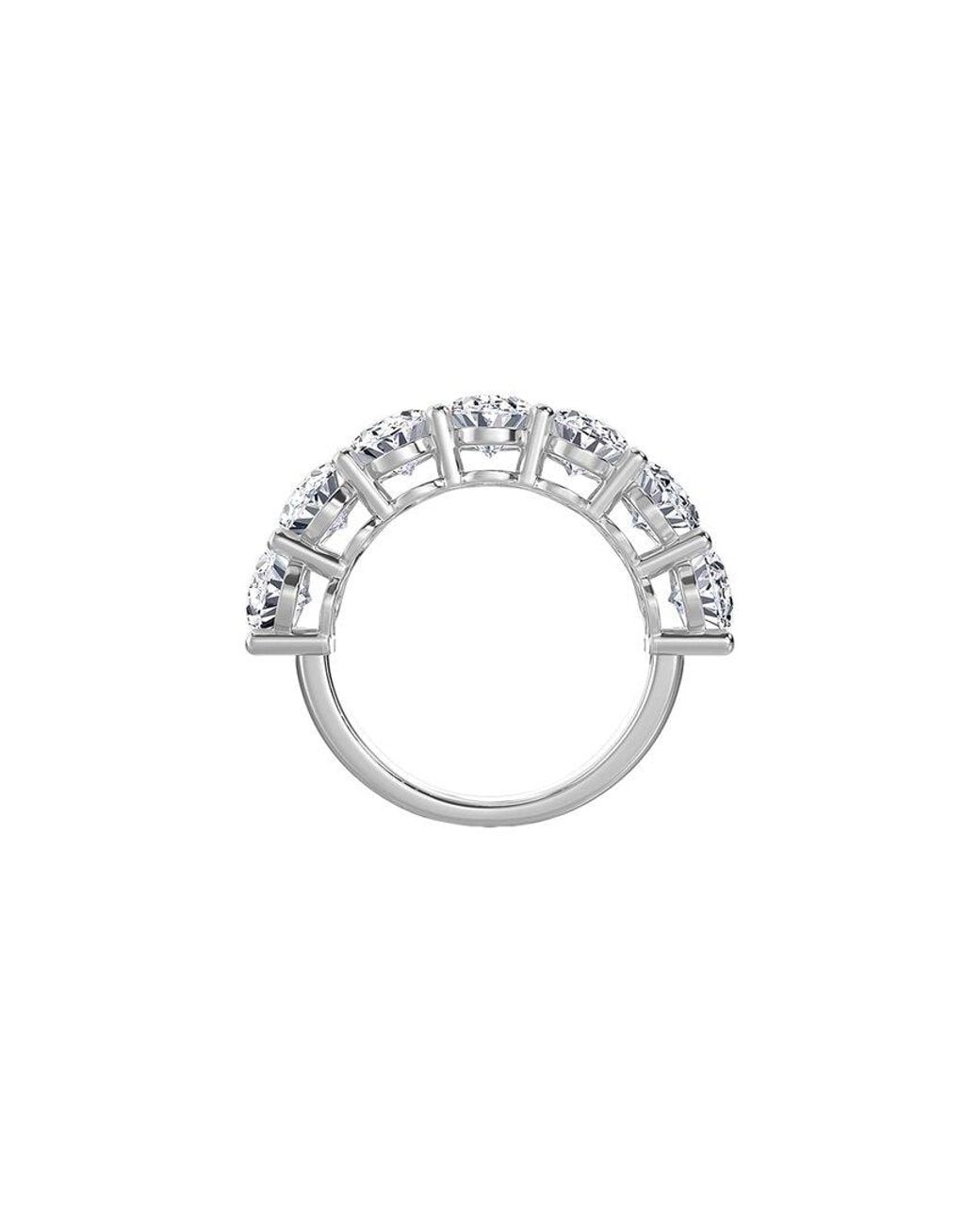 Diana M White Diana M. Fine Jewelry 14k 1.54 Ct. Tw. Lab Grown Diamond Half-eternity Ring