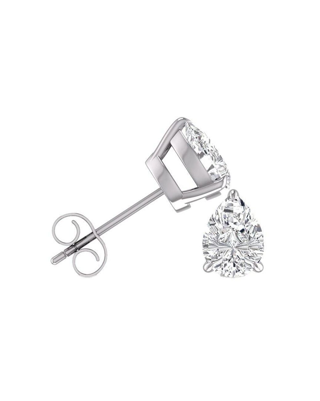 Lab Grown Diamonds Metallic 14k 0.50 Ct. Tw. Lab Grown Diamond Earrings