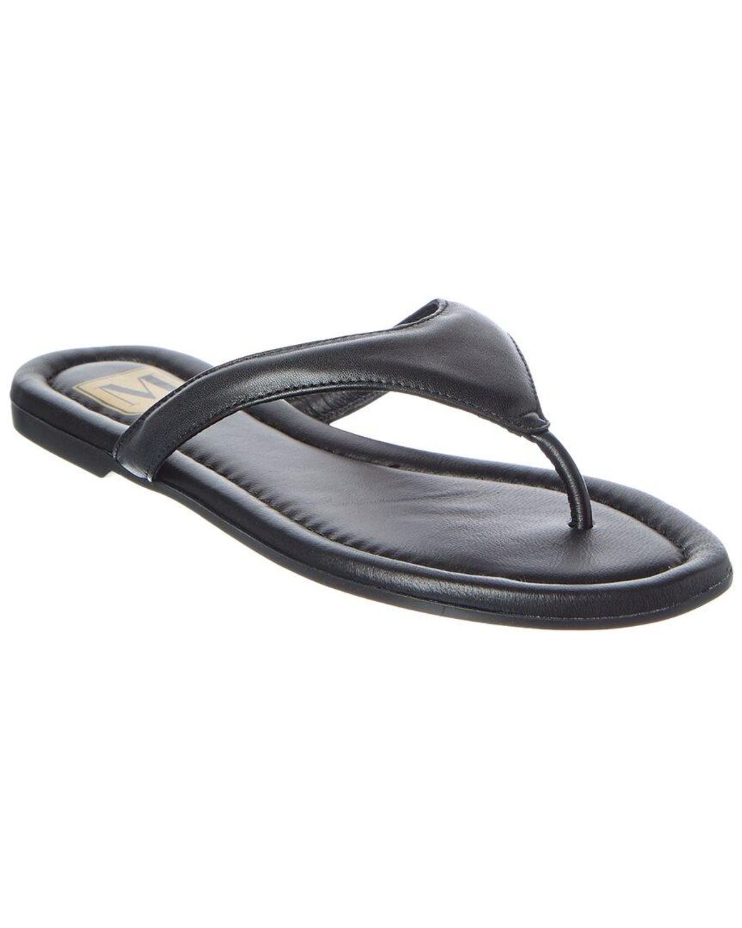 M by Bruno Magli Gray Malora Leather Sandal