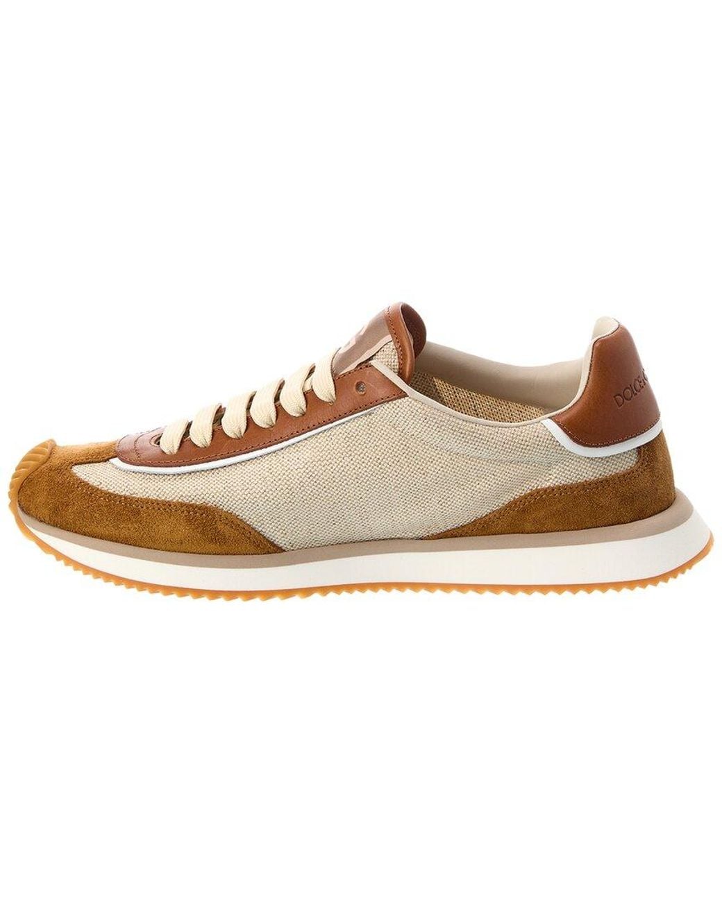 Dolce & Gabbana Multicolor Canvas & Suede Sneaker for men