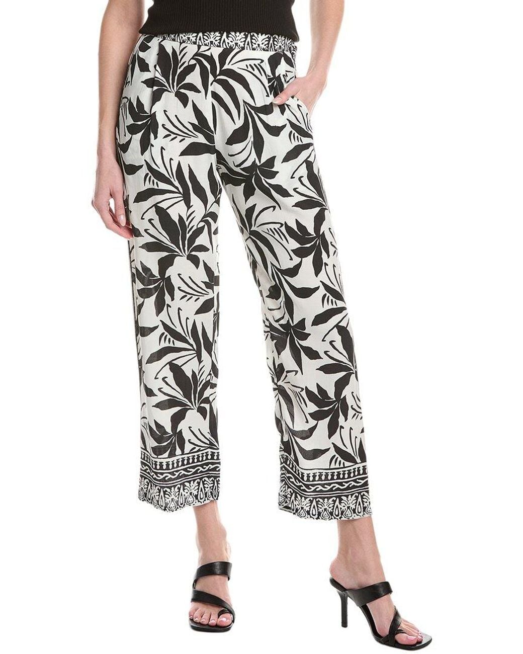 Velvet By Graham & Spencer Black Claudia Pant