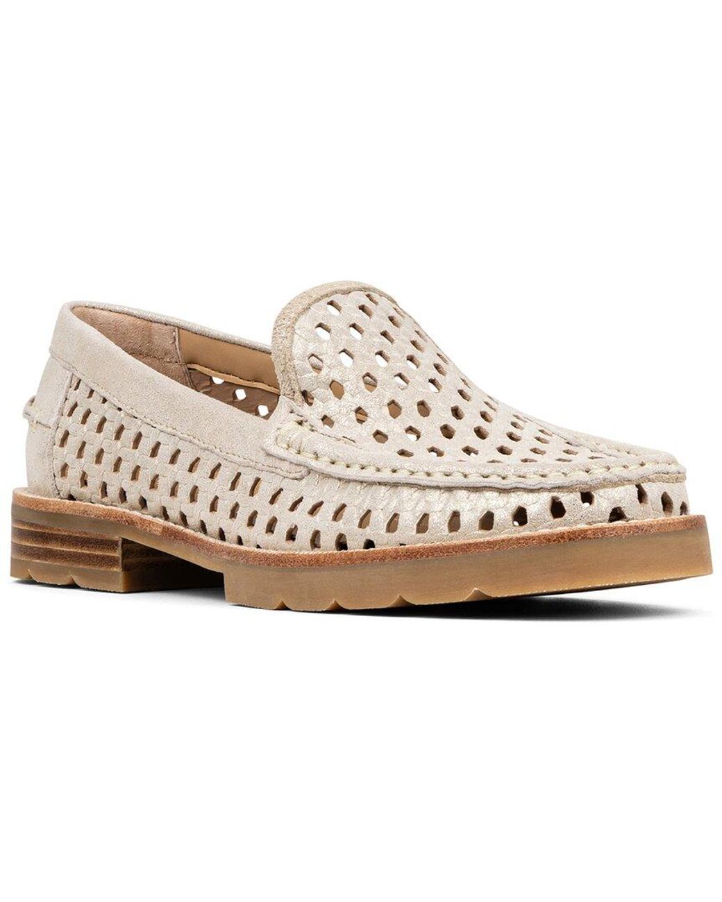 Donald J Pliner White Ombresp Leather Loafer