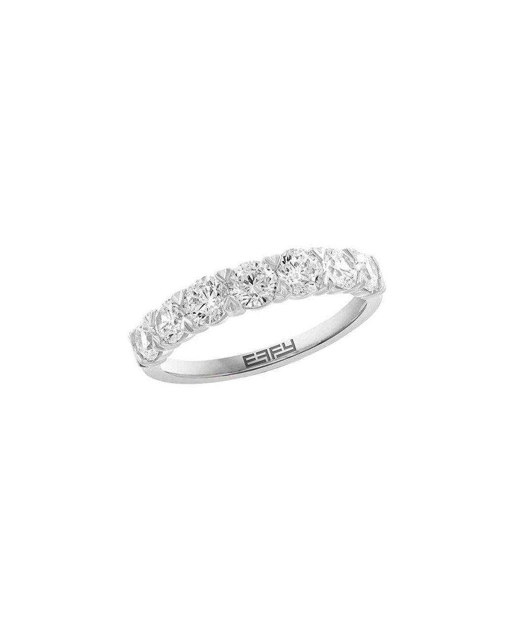 Effy Fine Jewelry White 14K 1.45 Ct. Tw. Lab-Grown Diamond Ring
