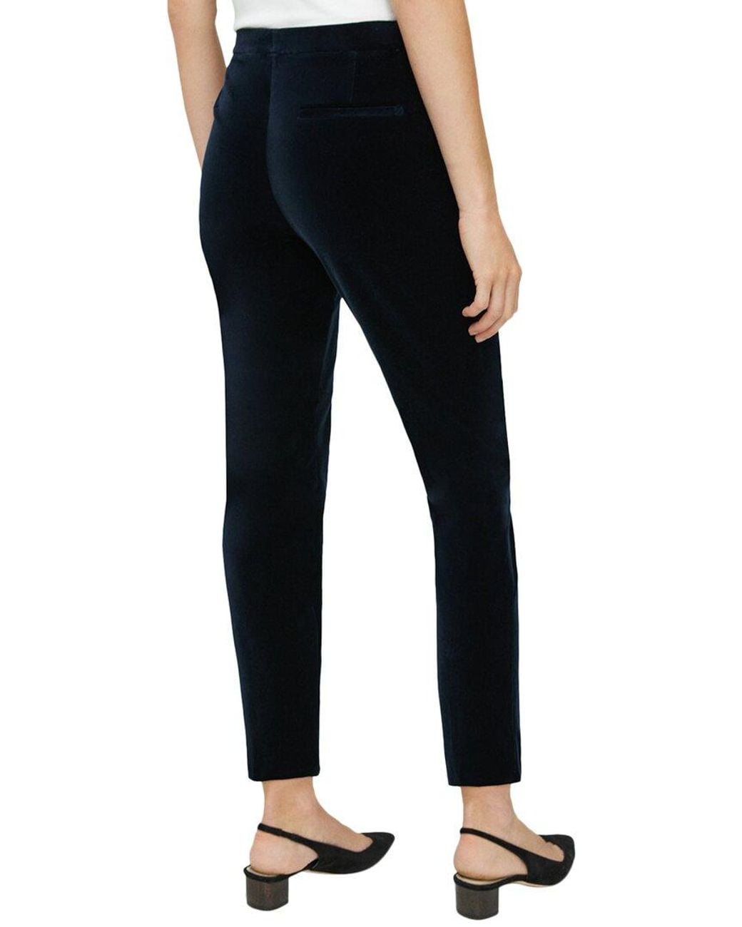 Theory Black Treeca Pant