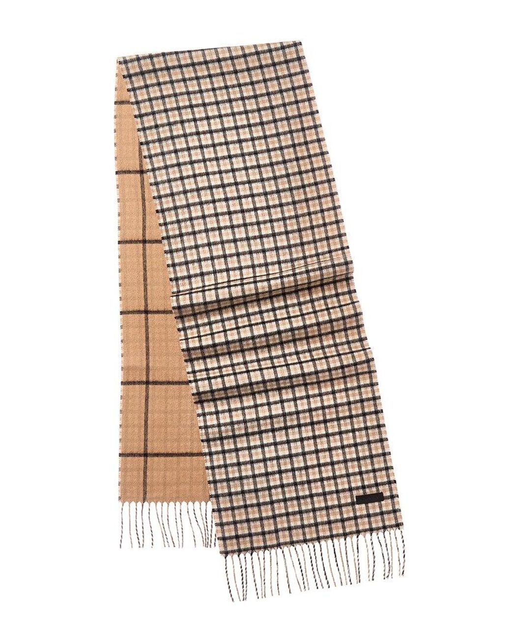 Bruno Magli Gray Silk & Cashmere-Blend Scarf for men