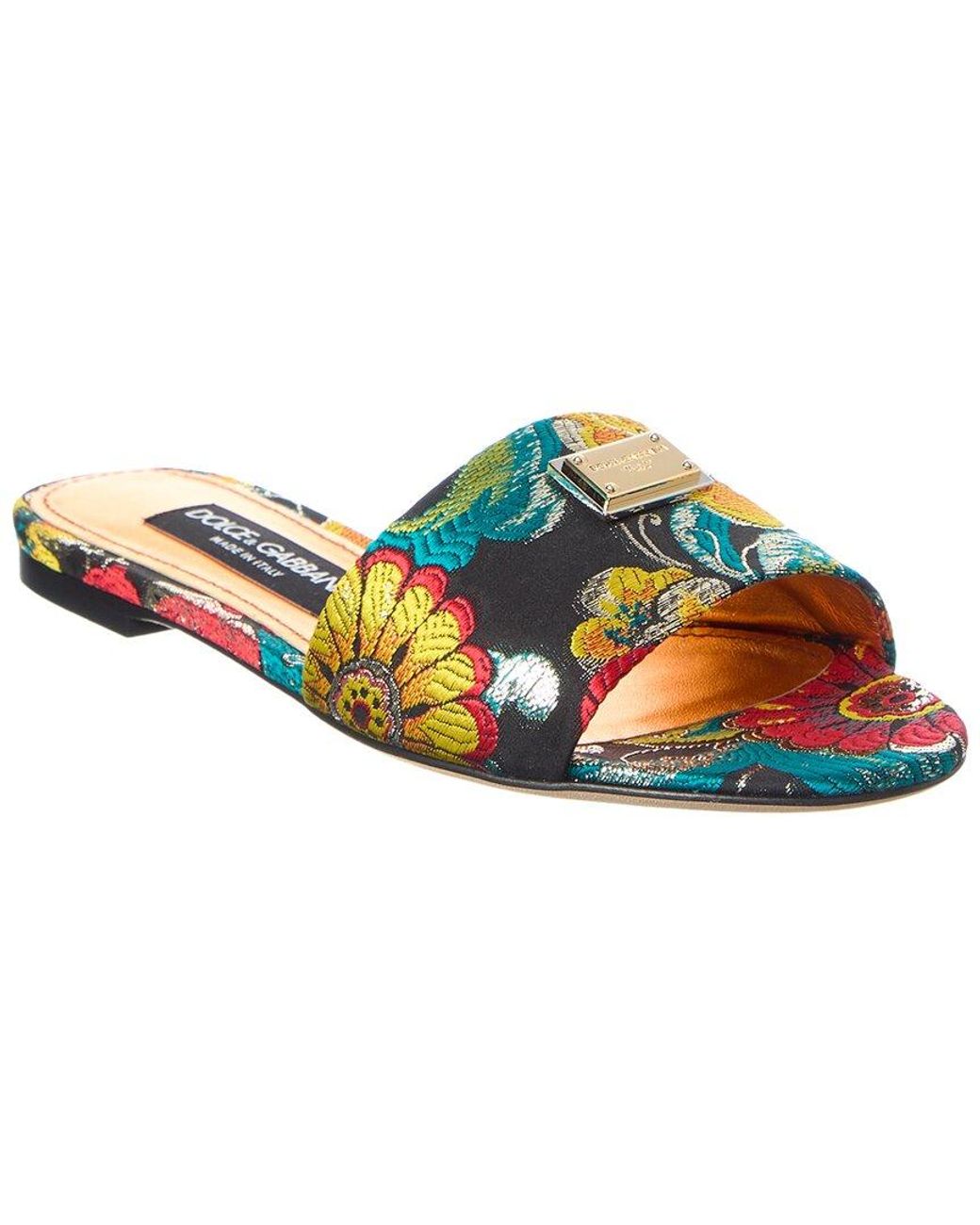 Dolce & Gabbana Blue Dg Canvas Sandal