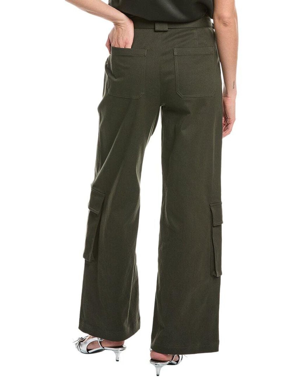 Jonathan Simkhai Green Fabiana Belted Pant