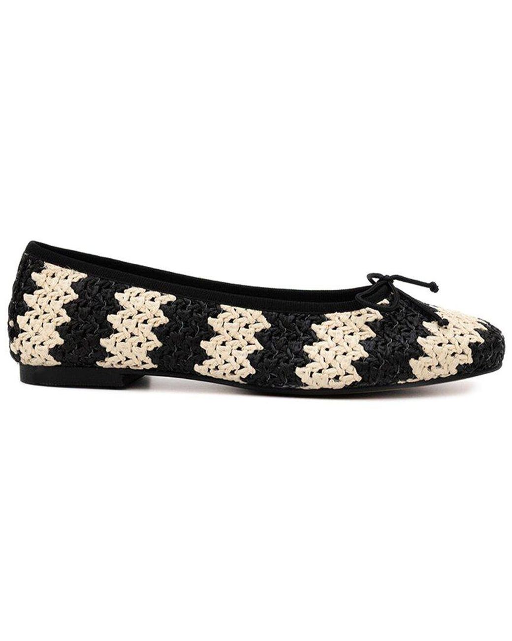 Menina Step Black Lucy Leather Flat