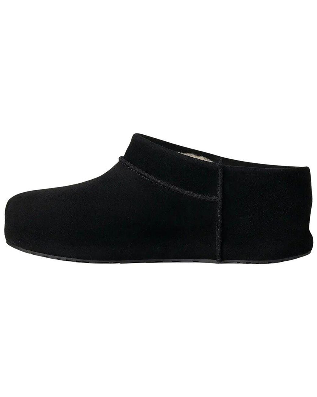 Ugg Black Enwrap Suede Clog