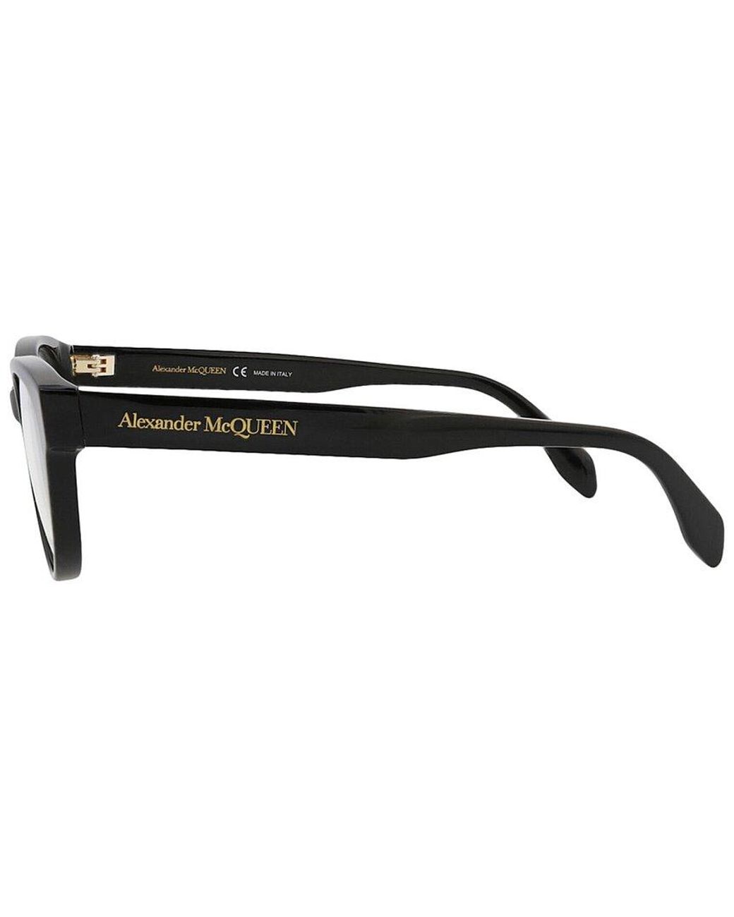 McQueen Black Am0359O 52Mm Optical Frames