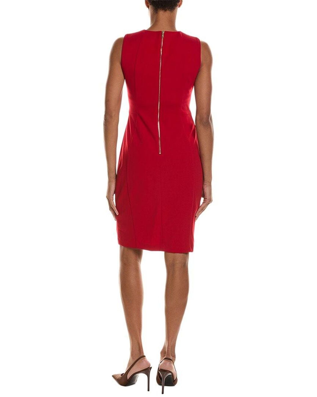 DKNY Red Sheath Dress