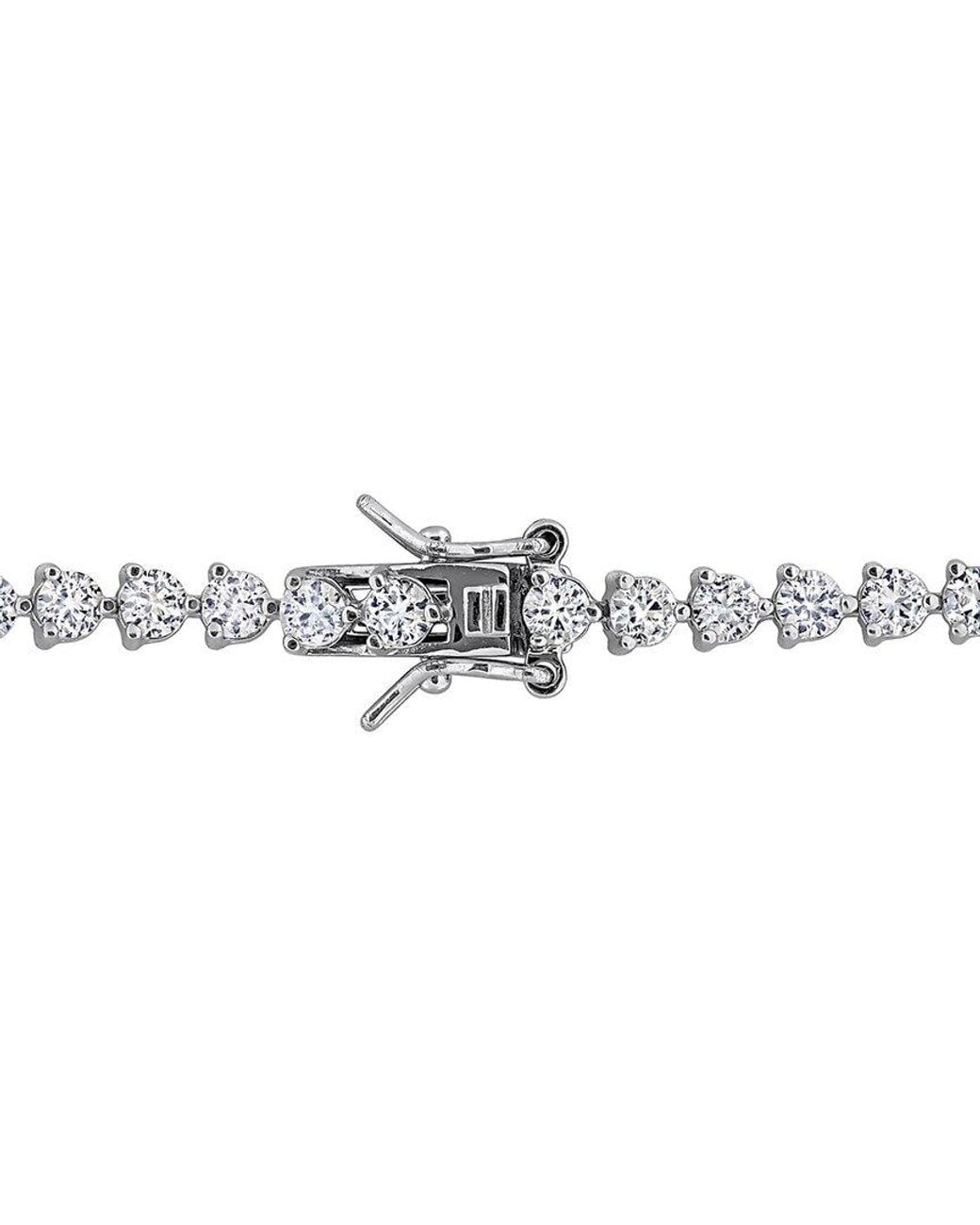 Rina Limor Purple 8.39 Ct. Tw. Lab-Grown And Sapphire Graduated Tennis Bracelet