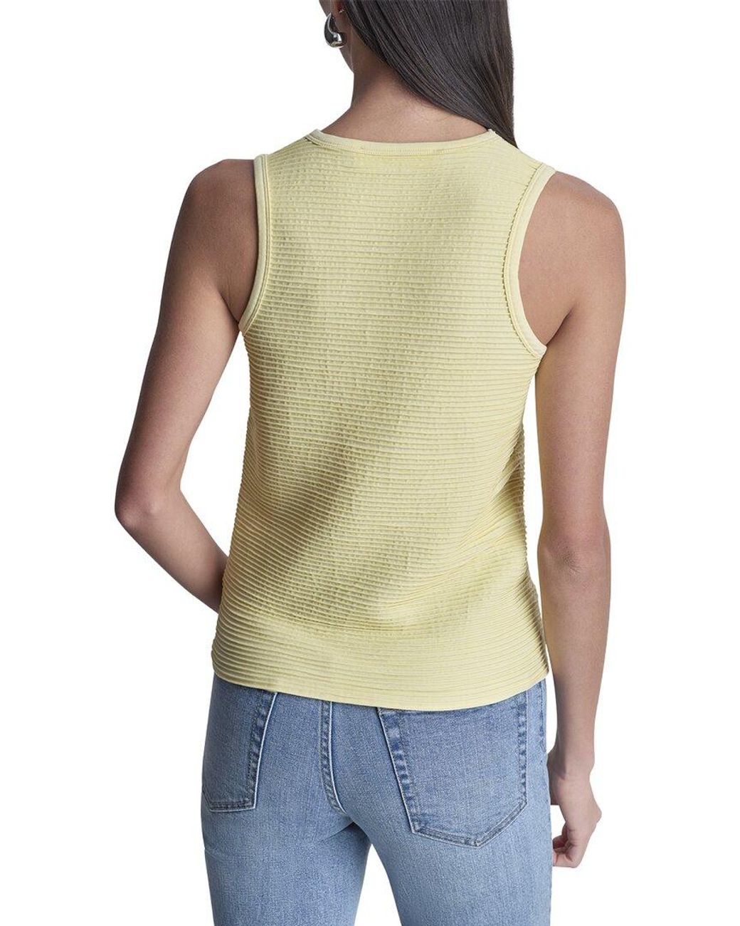 DKNY Green Racerback Tank