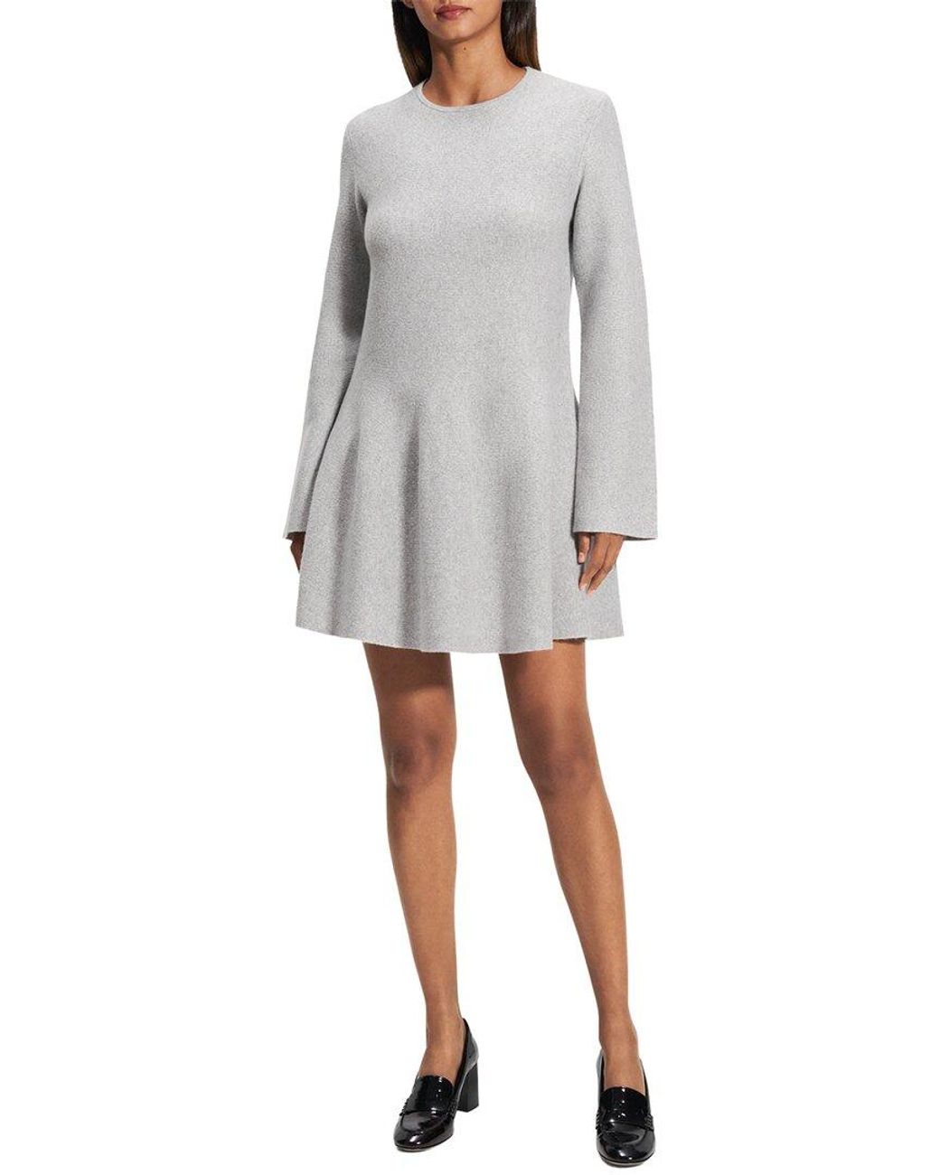 Theory Gray Sweater Dress