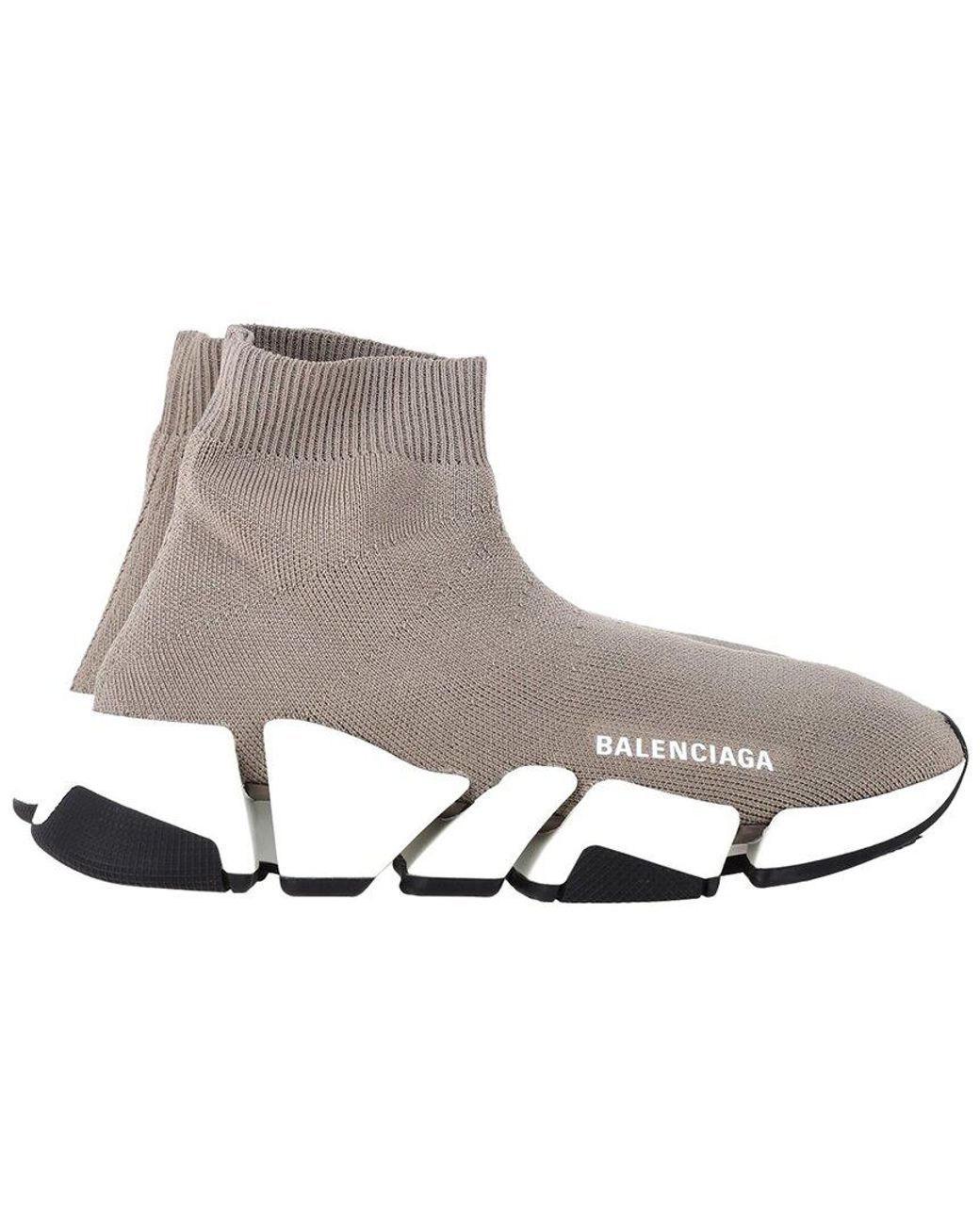 Balenciaga Gray Textile Speed.0 Sneaker (Authentic Pre-Loved)