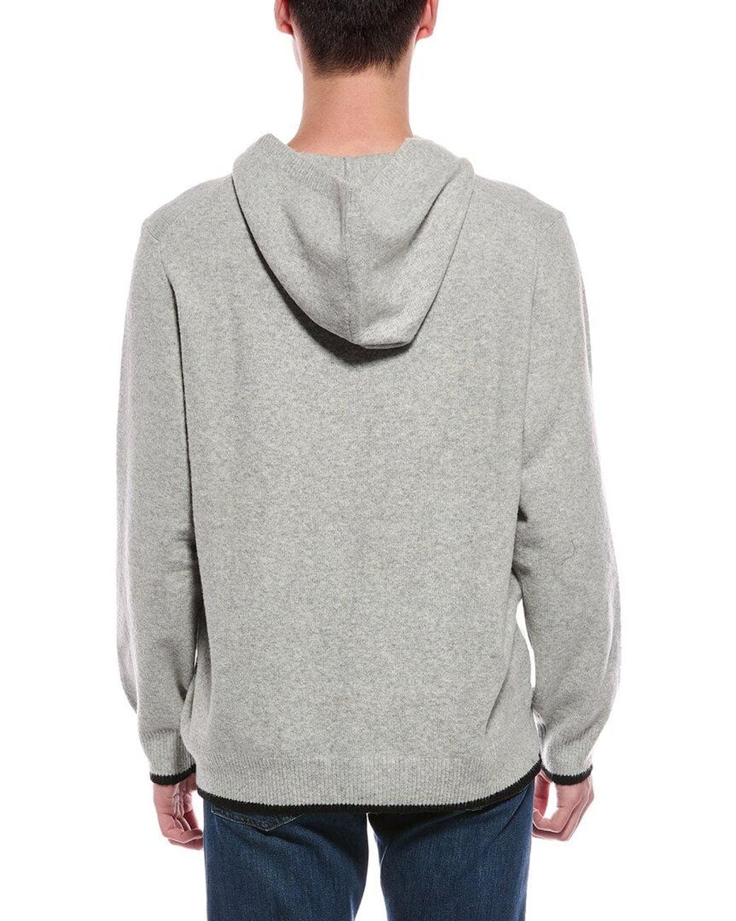 Scotch & Soda Gray Super Soft Sweater Hoodie for men