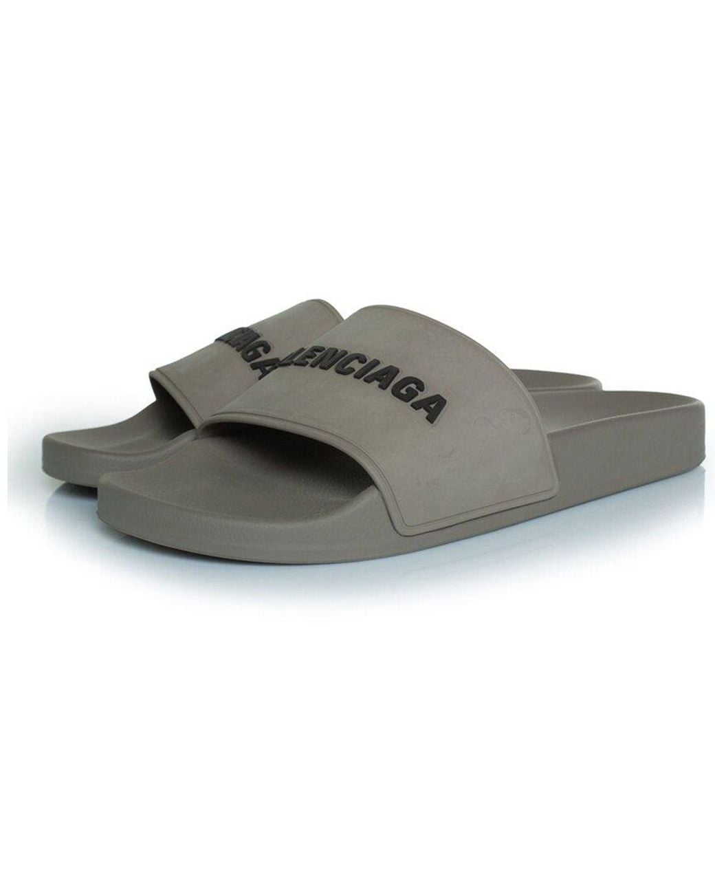 Balenciaga Multicolor Rubber Pool Slide (Authentic Pre-Loved)
