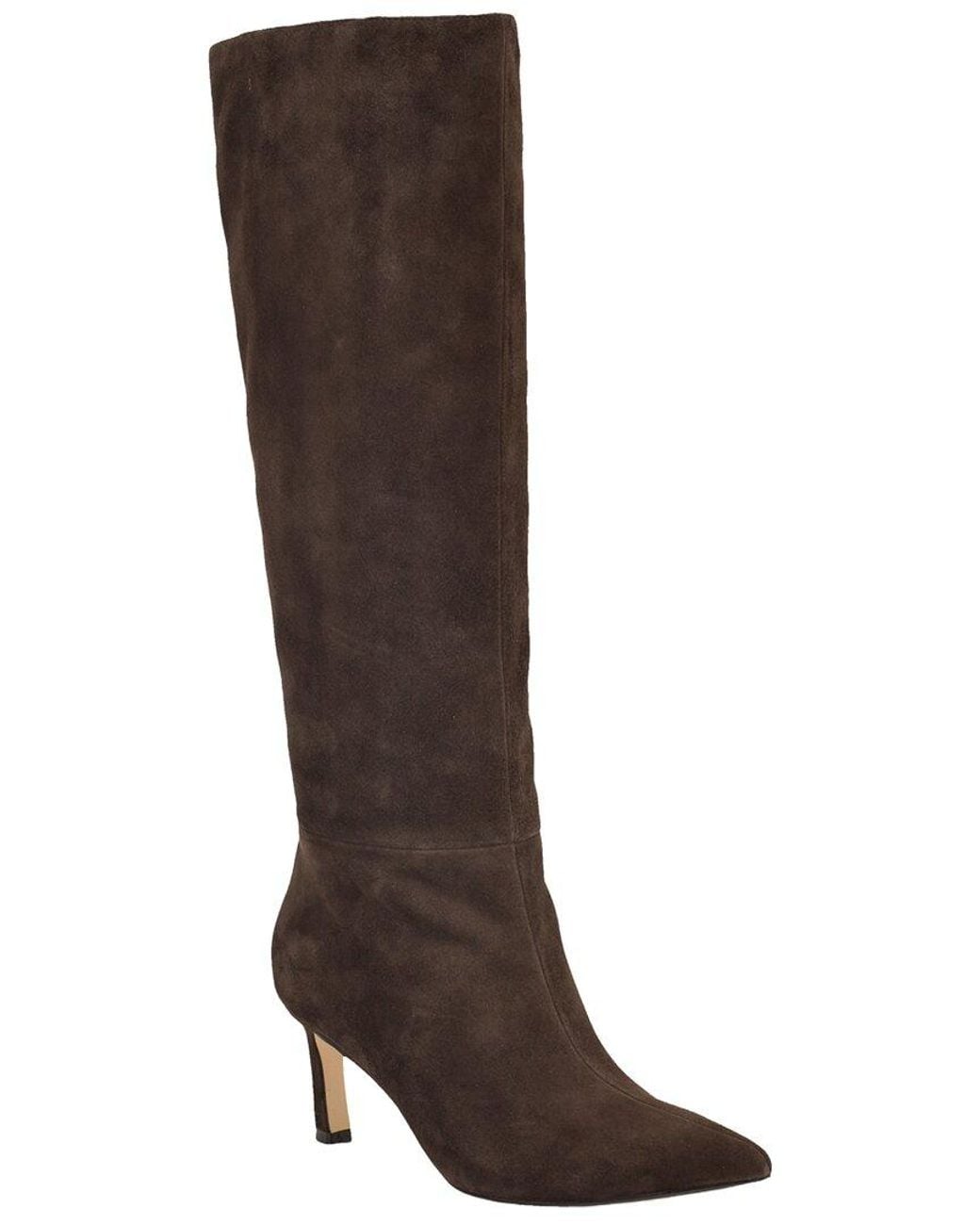 Nine West Brown Lorthey-Wc Suede Boot