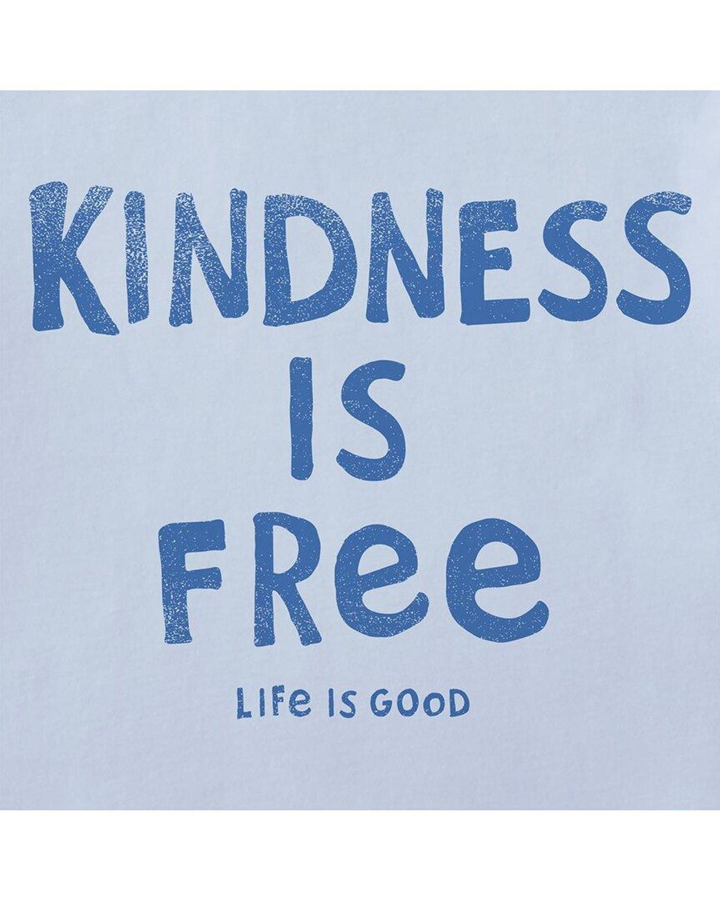 Life Is Good. Blue Crusher V-Neck T-Shirt