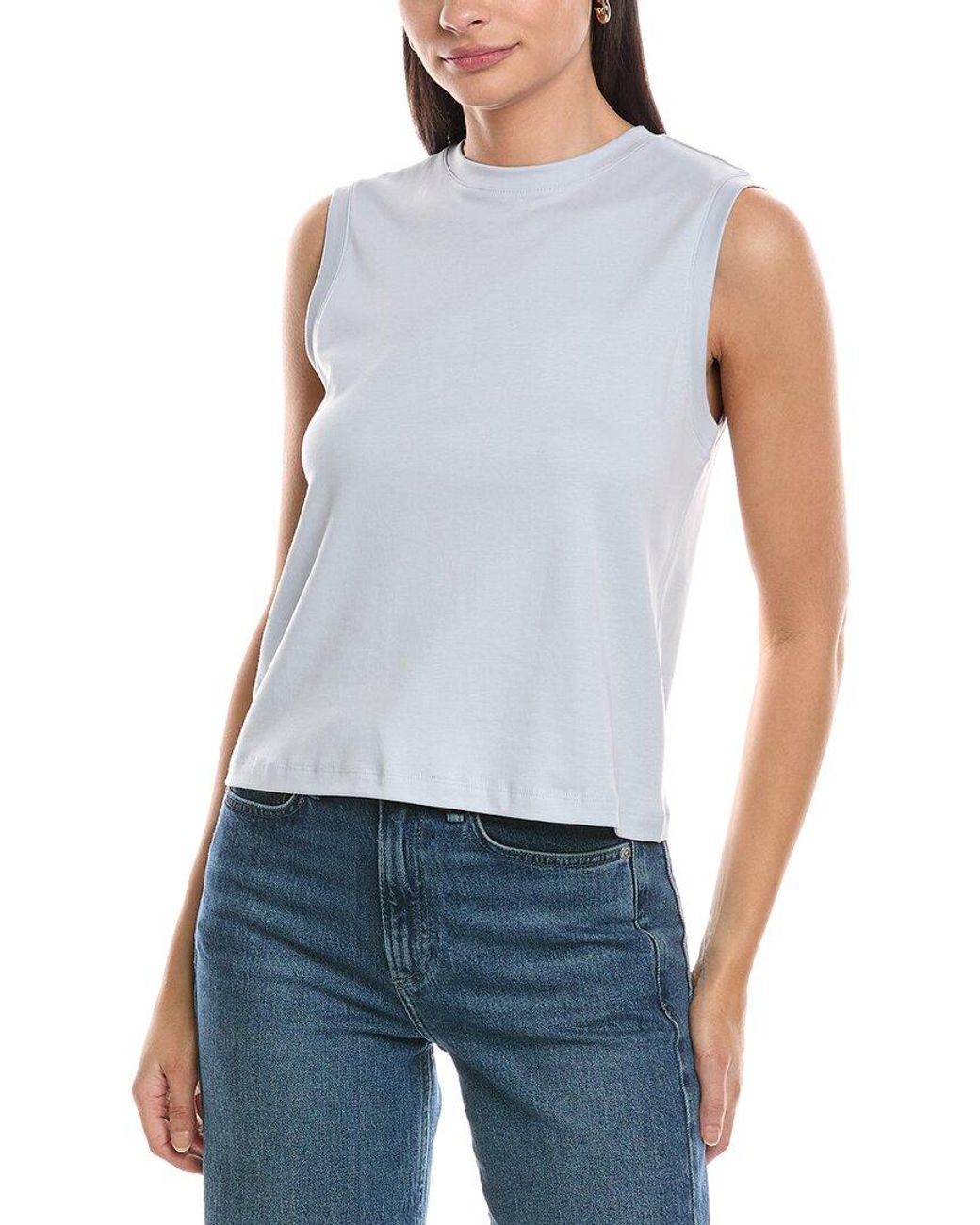 Vince Blue Easy Shell Pullover