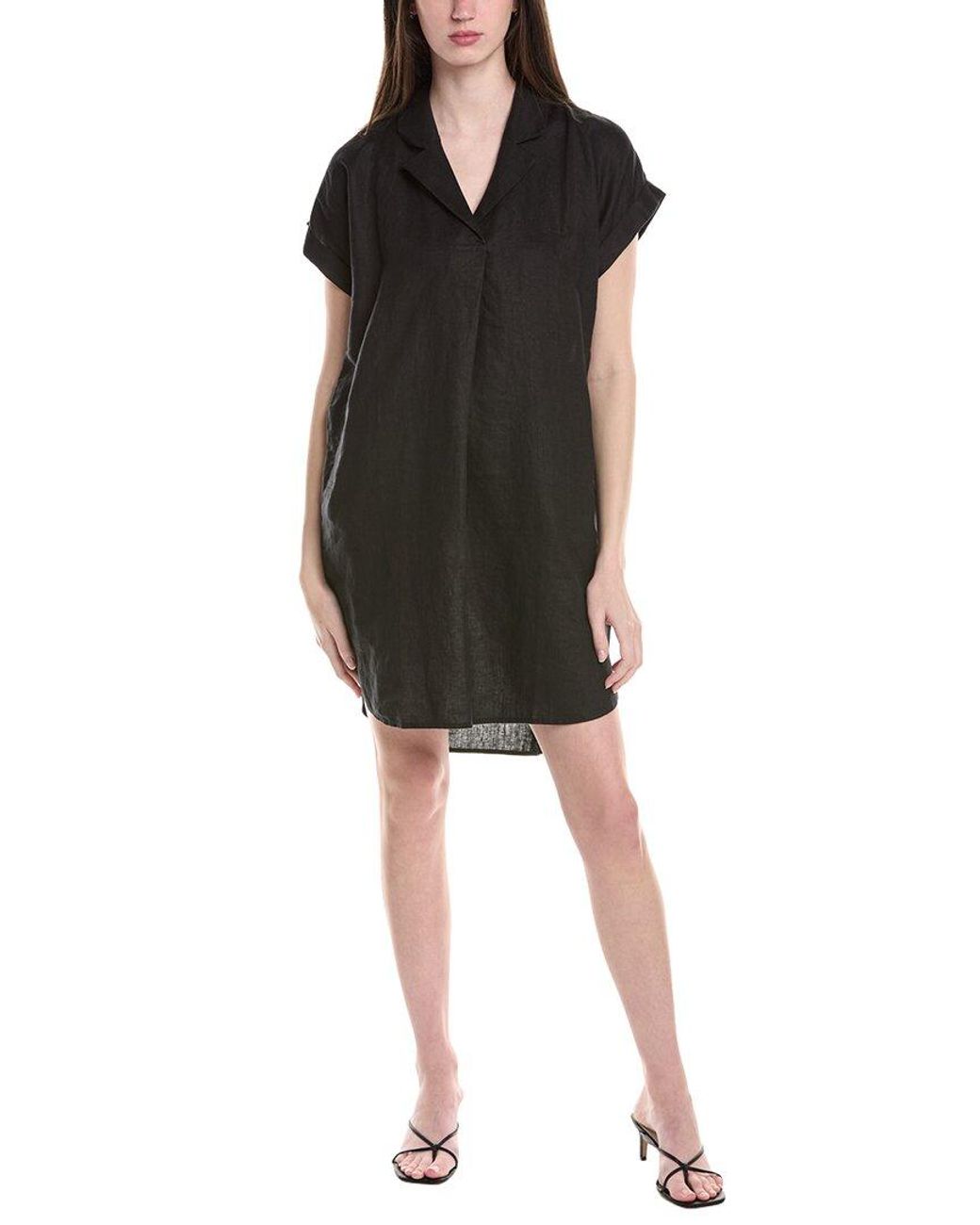 chinese dress ladies Washed Delave Linen Dress – Eileen Fisher Renew