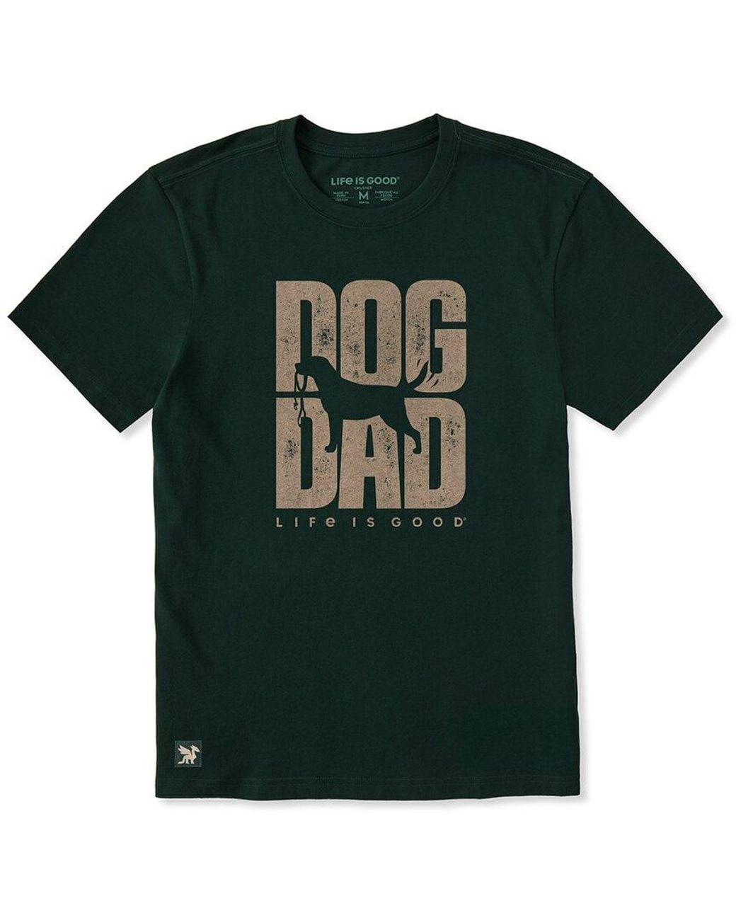 Life Is Good. Green Crusher T-Shirt for men