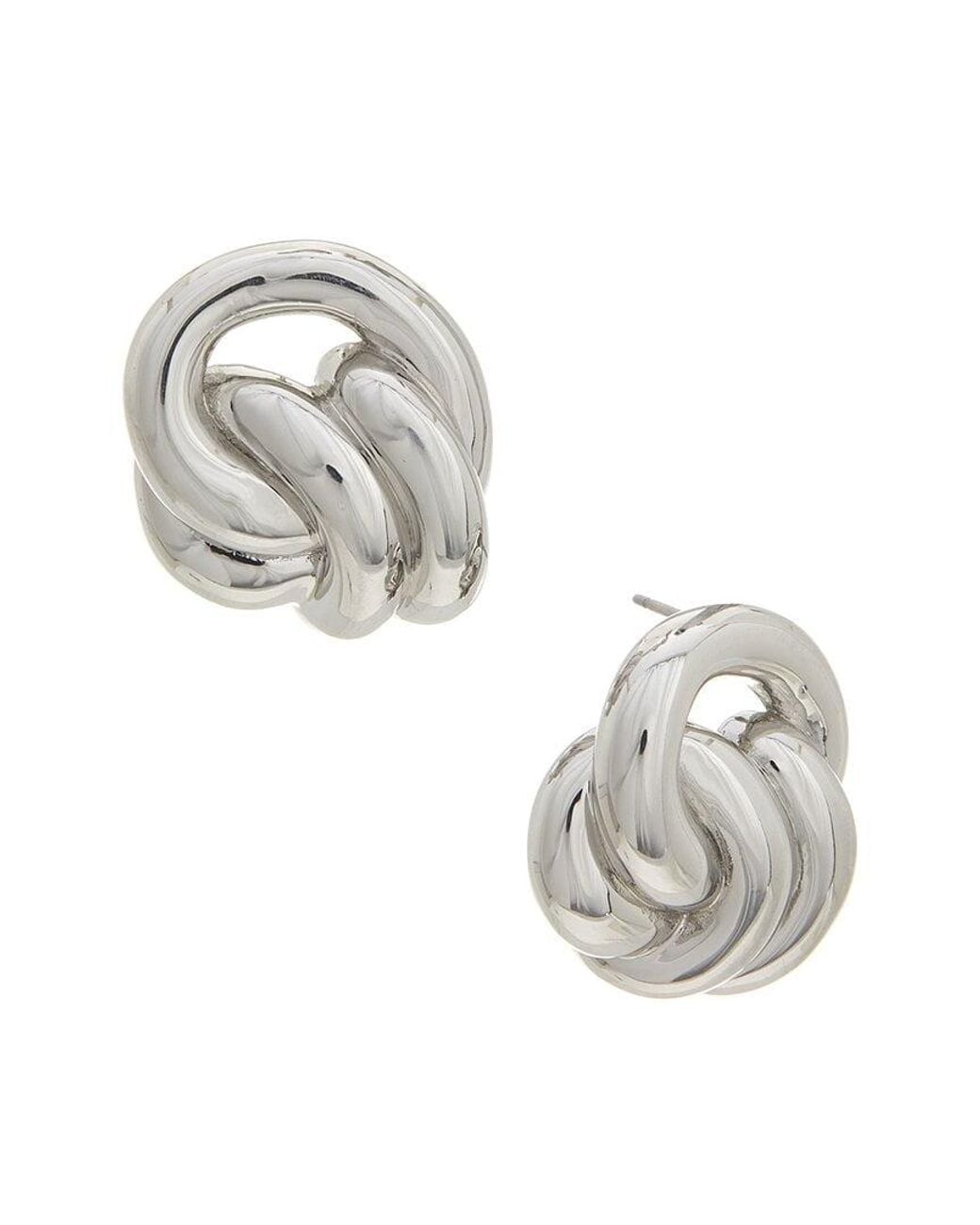 petit moments Metallic 18K Plated Stud Earrings