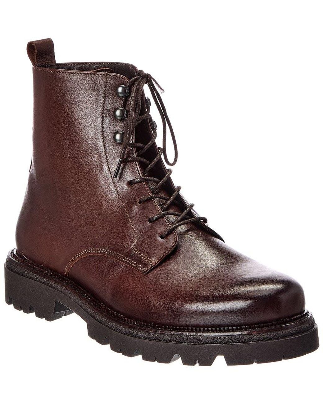 Bruno Magli Brown Malibu Leather Boot for men
