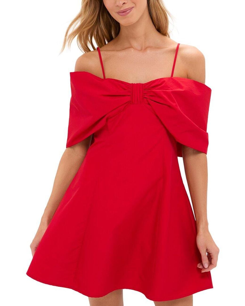 Hyacinth House Red Bates Mini Dress