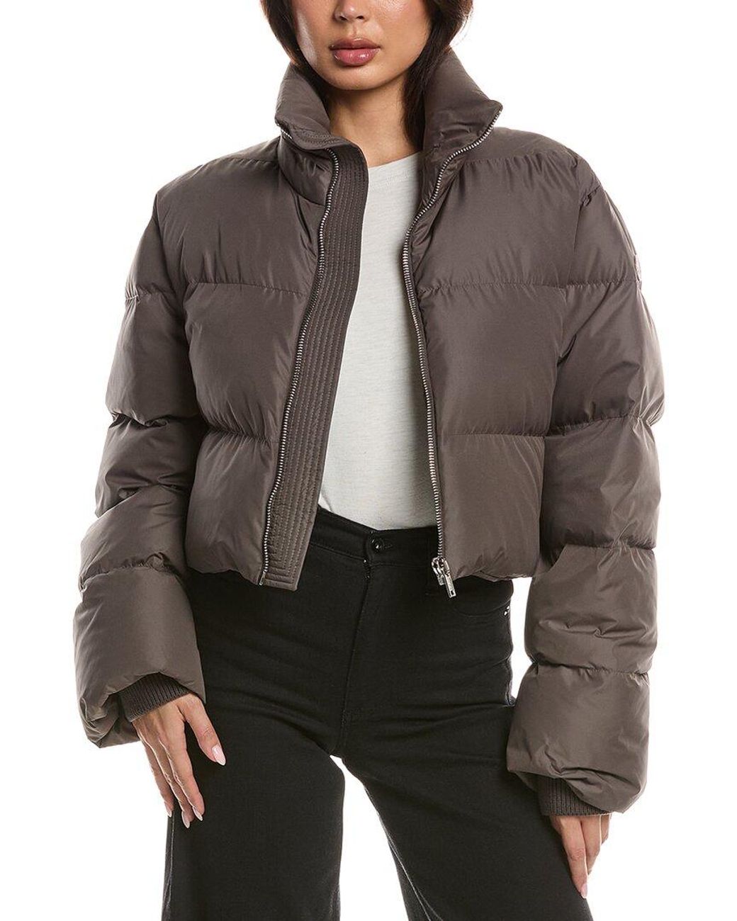 Moncler Gray Rick Owens Down Jacket