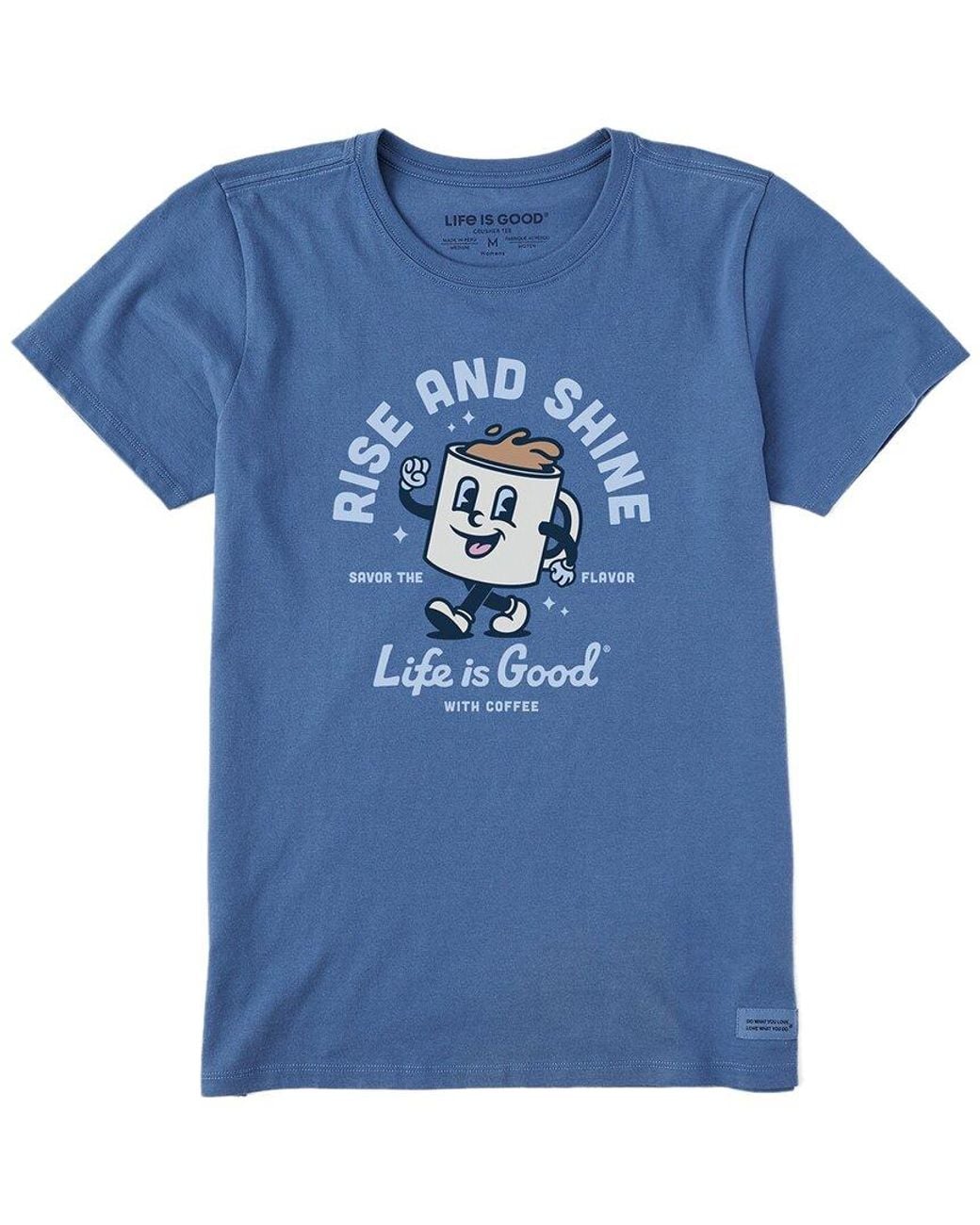 Life Is Good. Blue Crusher T-Shirt