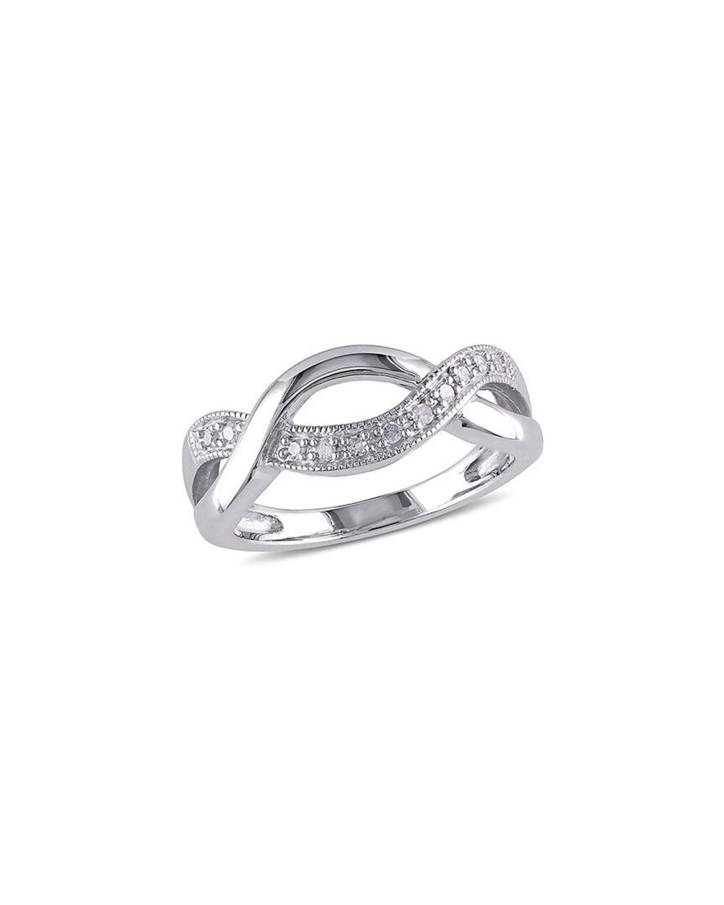Rina Limor White 0.08 Ct. Tw. Diamond Ring